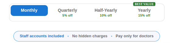 Billing cycle options